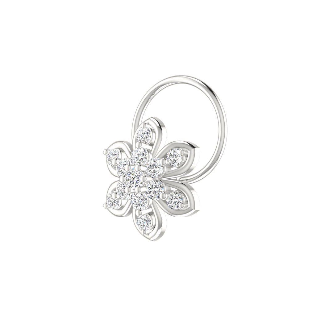 Avsar 9K Bis Hallmarked | Nosepin For Women/Girls |  Avno117 : AVNO117WC