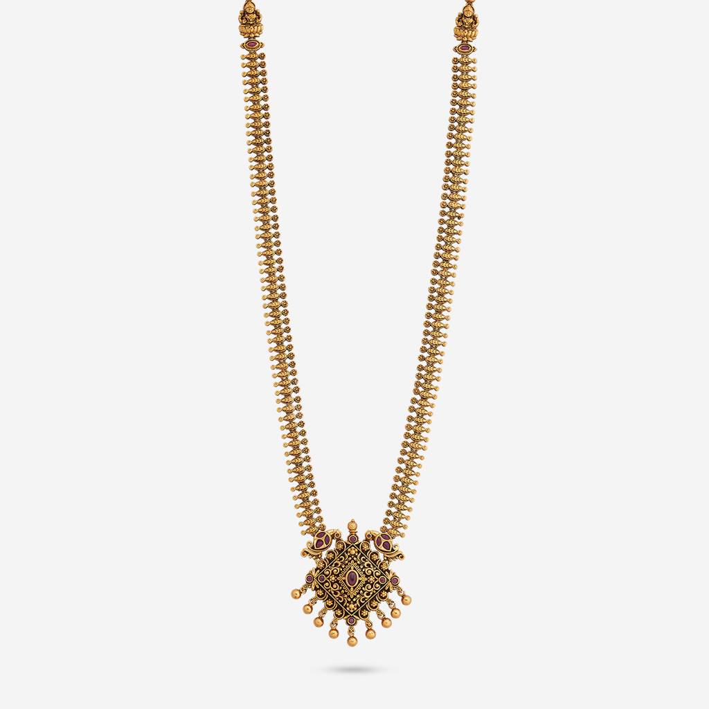 Ruby Gold - Plated Bridesmaid Antique Necklace - 452362 : 452362