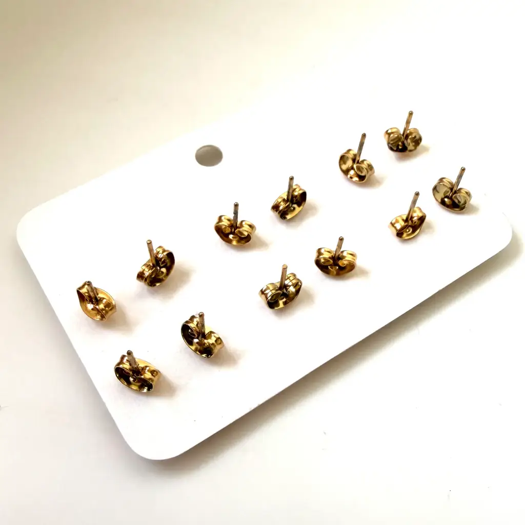 Cute Animals Sparkle 18K Gold Plated Earrings Set Of 6 : TWLK-JWLRY-ANMLSSET-PK12