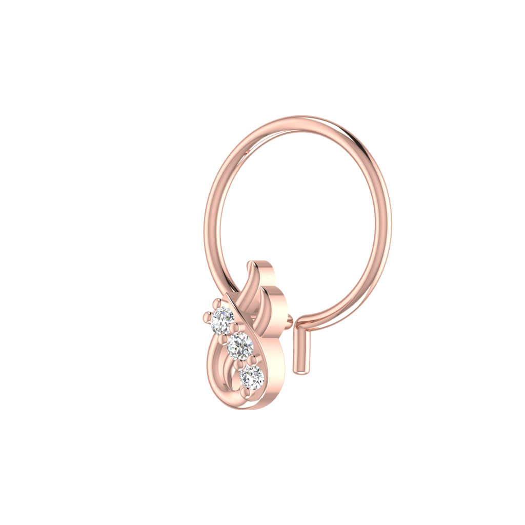 Avsar 9K Bis Hallmarked | Nosepin For Women/Girls |  Avno314 : AVNO314PC