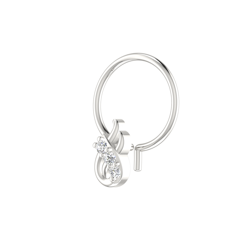 Avsar 9K Bis Hallmarked | Nosepin For Women/Girls |  Avno314 : AVNO314WC