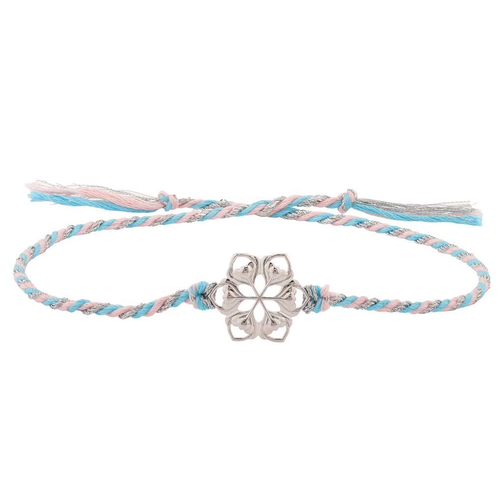Floral 925 Sterling Silver Rakhi For Brother : 8905124584134
