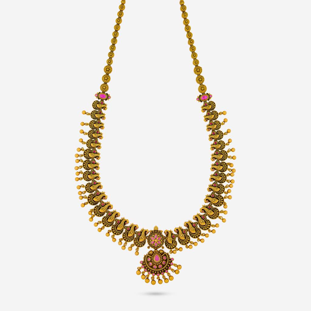 Ruby Gold - Plated Bridesmaid Antique Necklace - 449209 : 449209
