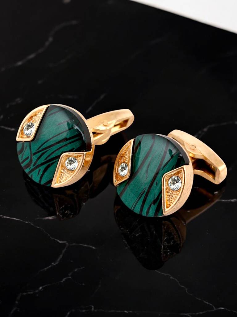Men Jewellery Sleeve Button Cuff Shirt Button, Blazer Cufflinks Pair Set For Men. : 300-CHC4-1008B-G