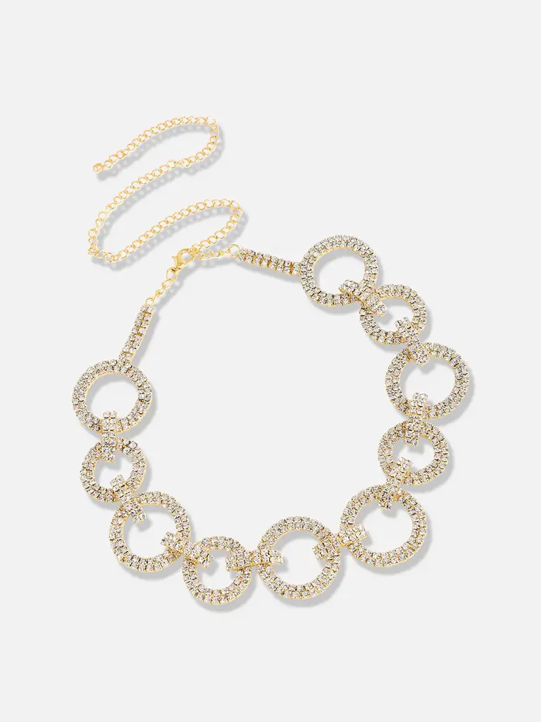 Avayah-Silver Plated Designer Casual Necklace For Women : SOHNCK3429