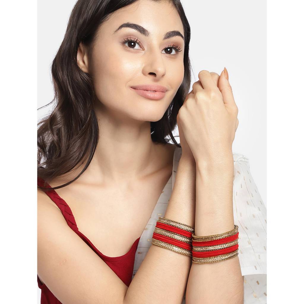 Chuda Bangle Set Indian Traditional Bridal Dulhan Wedding Fashion Jewellery For Women : PF51B34R