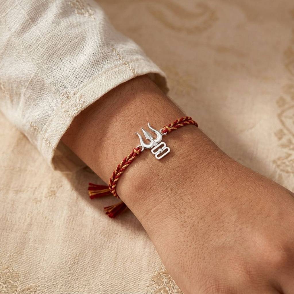 Shivaya 925 Sterling Silver Rakhi For Brother : RB-0021