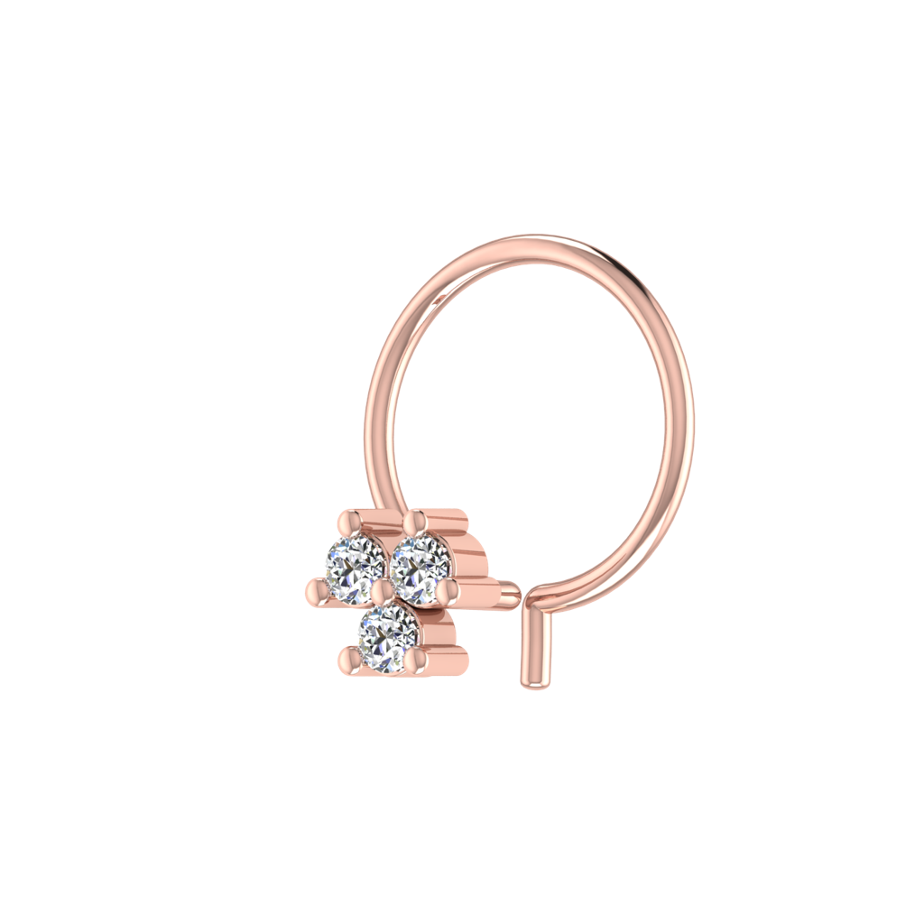 Avsar 9K Bis Hallmarked | Nosepin For Women/Girls |  Avno092 : AVNO092PC