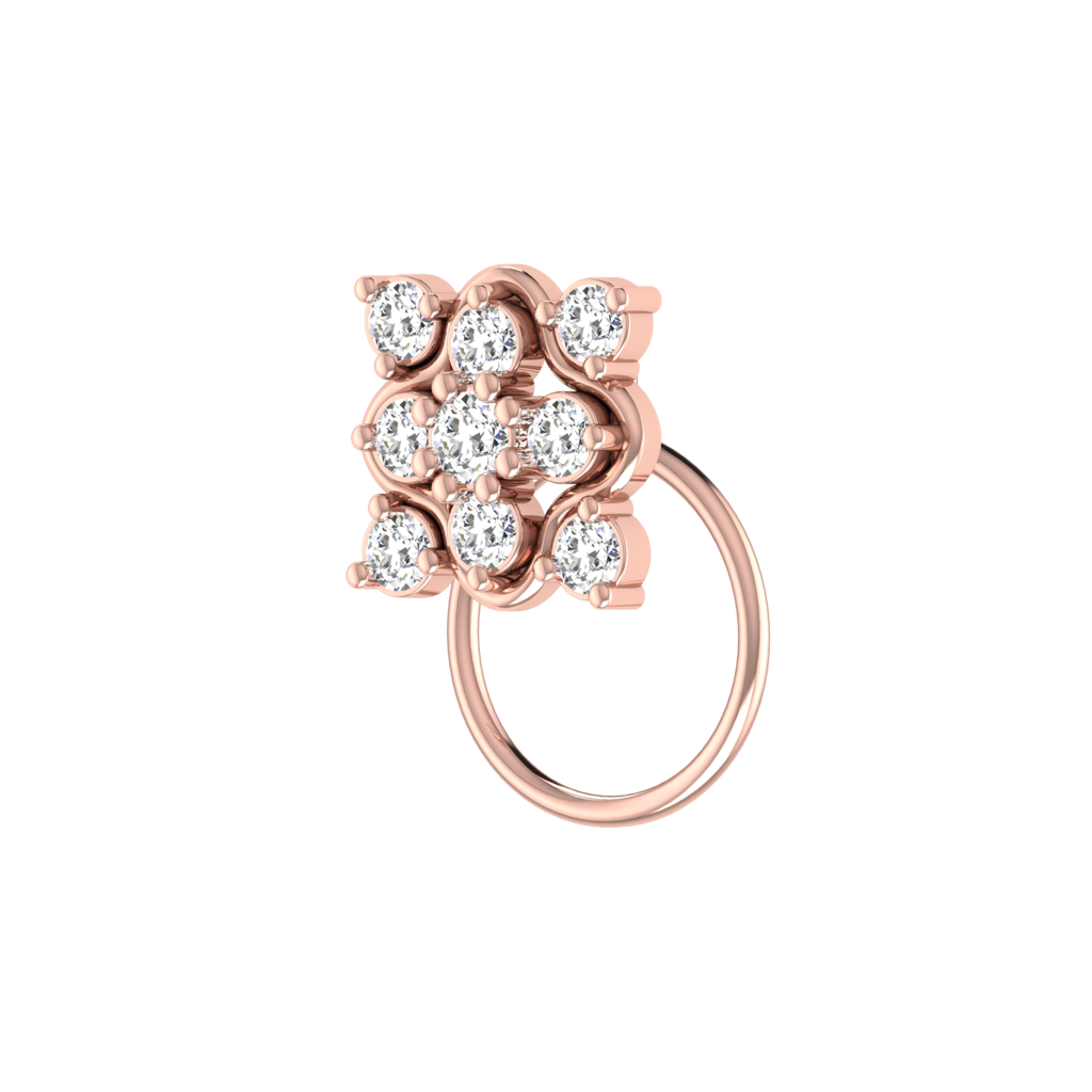 Avsar 9K Bis Hallmarked | Nosepin For Women/Girls |  Avno067 : AVNO067PC