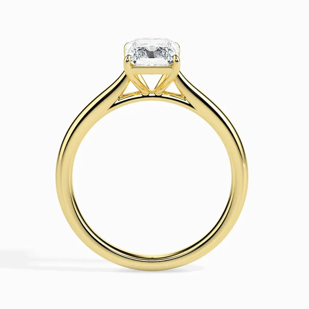1 Carat Radiant Solitaire Ring : 09kYellowZNR93F10
