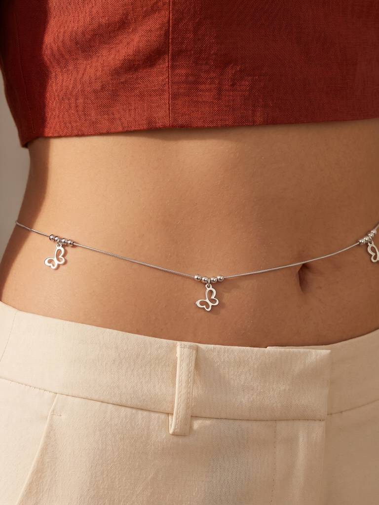 Dainty Butterfly Waist Chain : FBC6