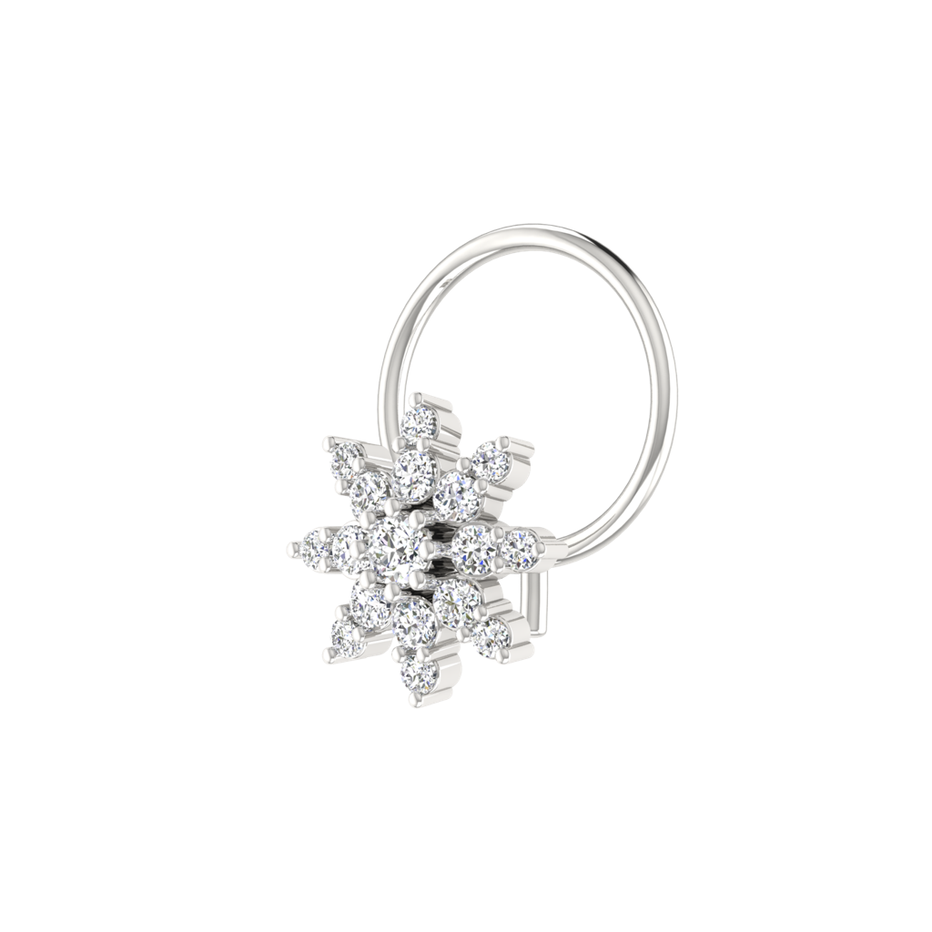 Avsar 9K Bis Hallmarked | Nosepin For Women/Girls |  Avno080 : AVNO080WC