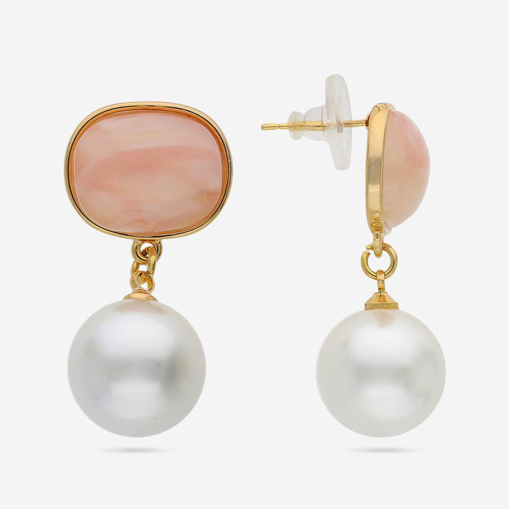 Gold - Plated Casual Wear Trendy Earring - 451033 : 451033