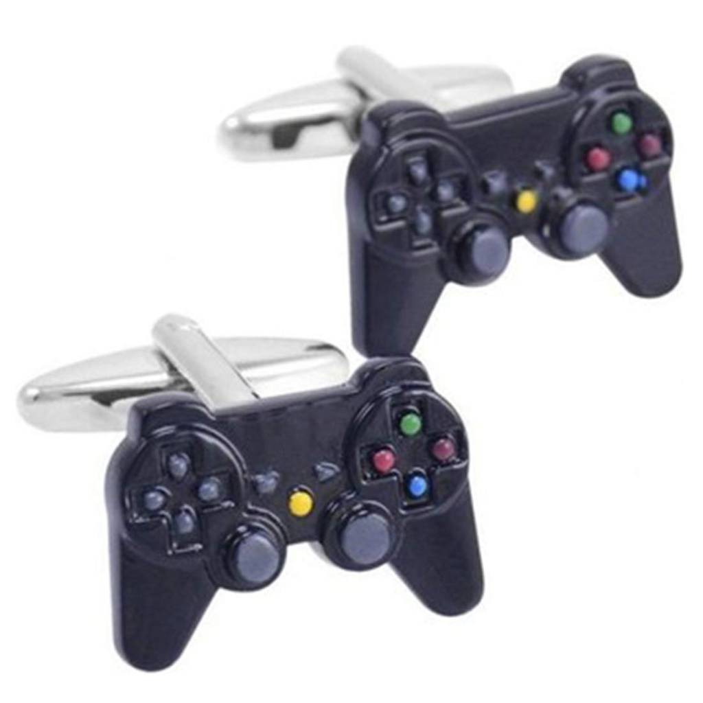 Video Game Controller Shirt Cufflinks For Men Business Corporate Wedding Gift : PX9CL64