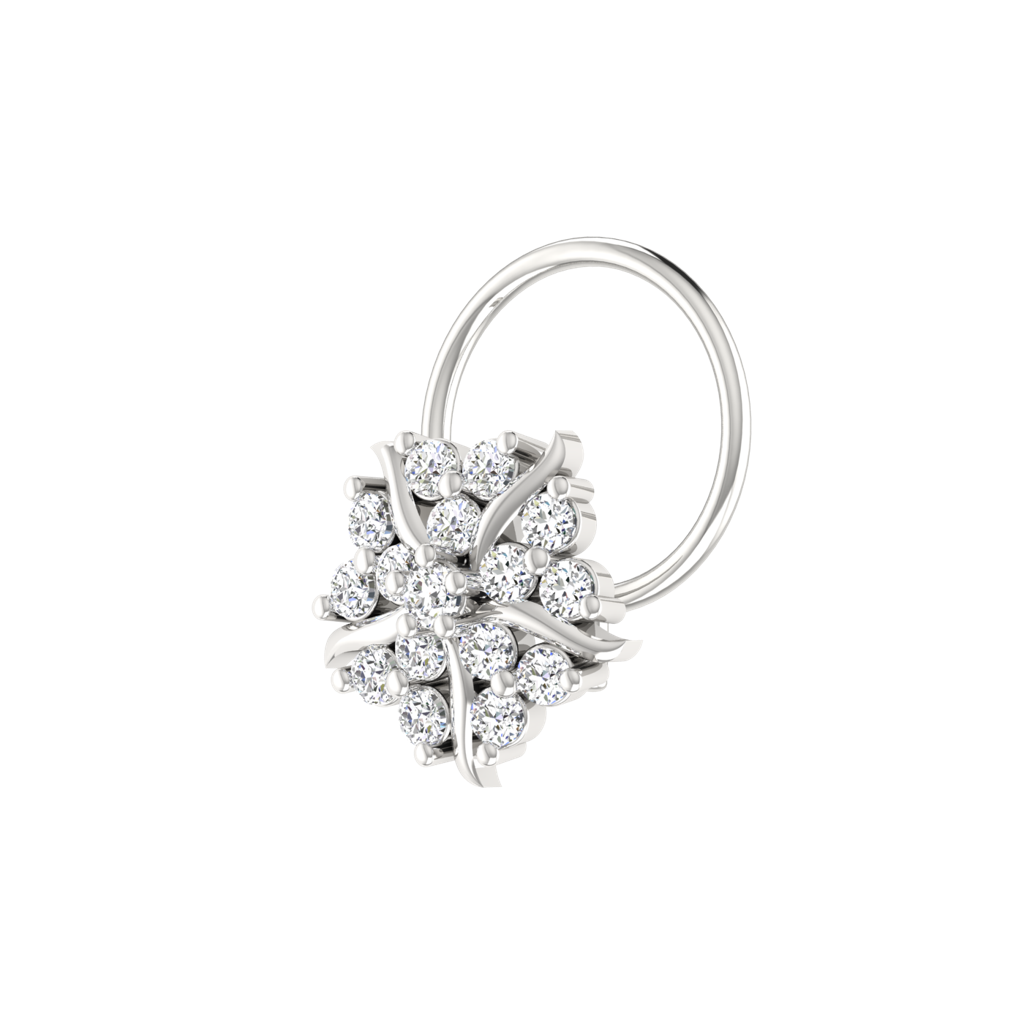 Avsar 9K Bis Hallmarked | Nosepin For Women/Girls |  Avno101 : AVNO101WC