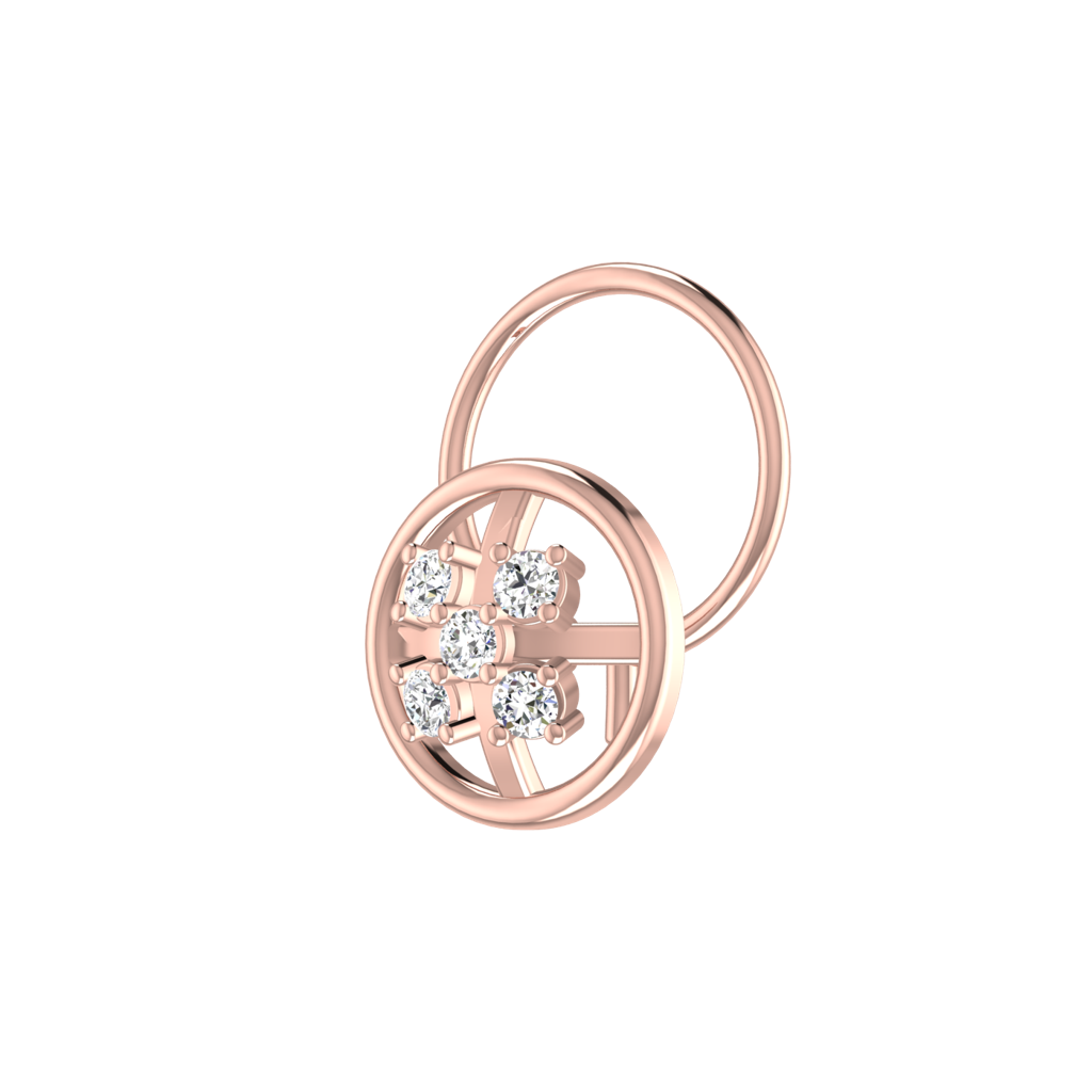 Avsar 9K Bis Hallmarked | Nosepin For Women/Girls |  Avno079 : AVNO079PC