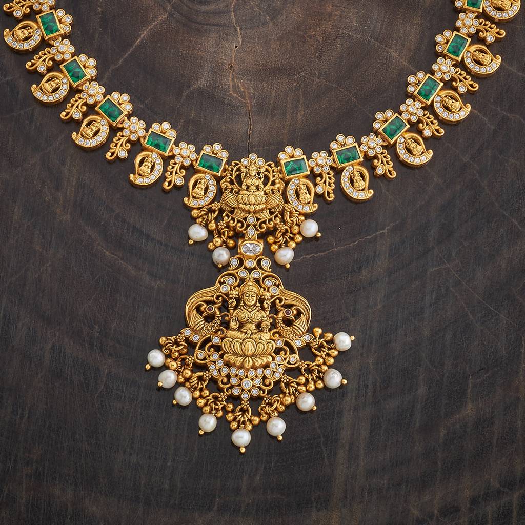 Gold - Plated Bridesmaid Temple Necklace - 434407 : 434407