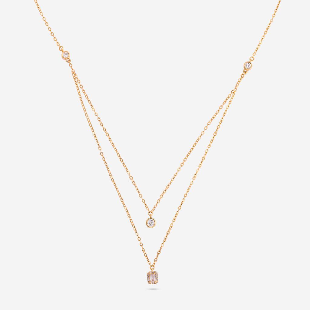 Office Wear Silver Necklace - 466364 : 466364