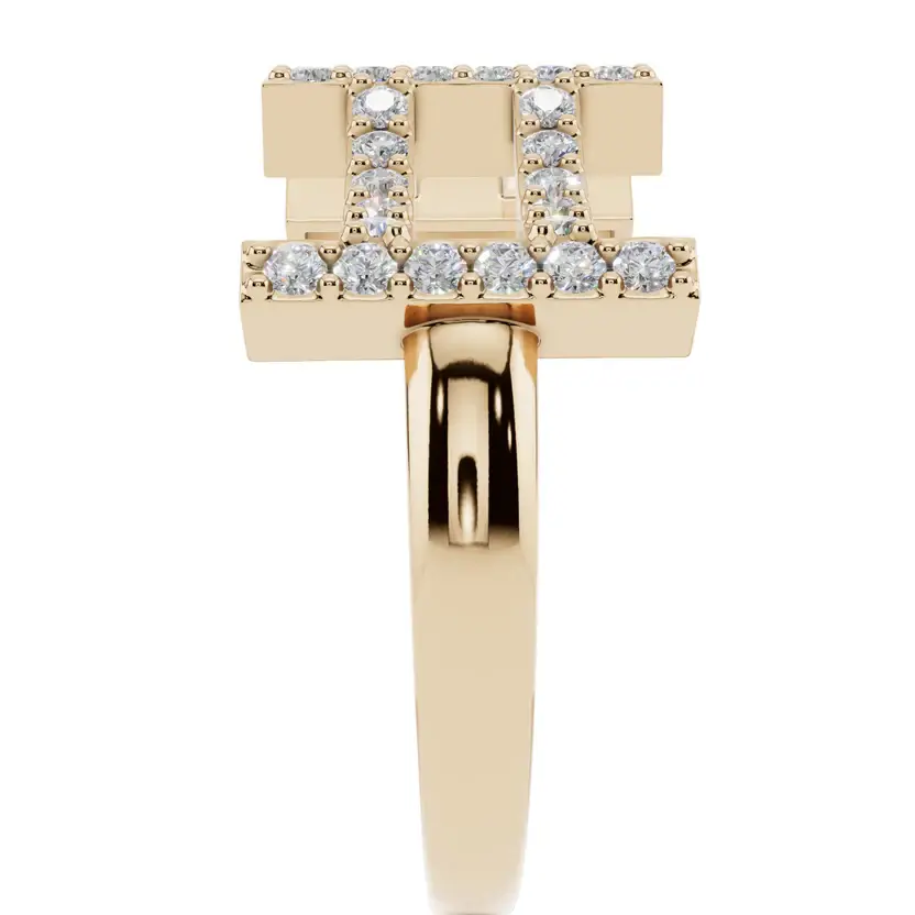 The Parallel Path Pure Silver Ring : VRG15-SL-9-G