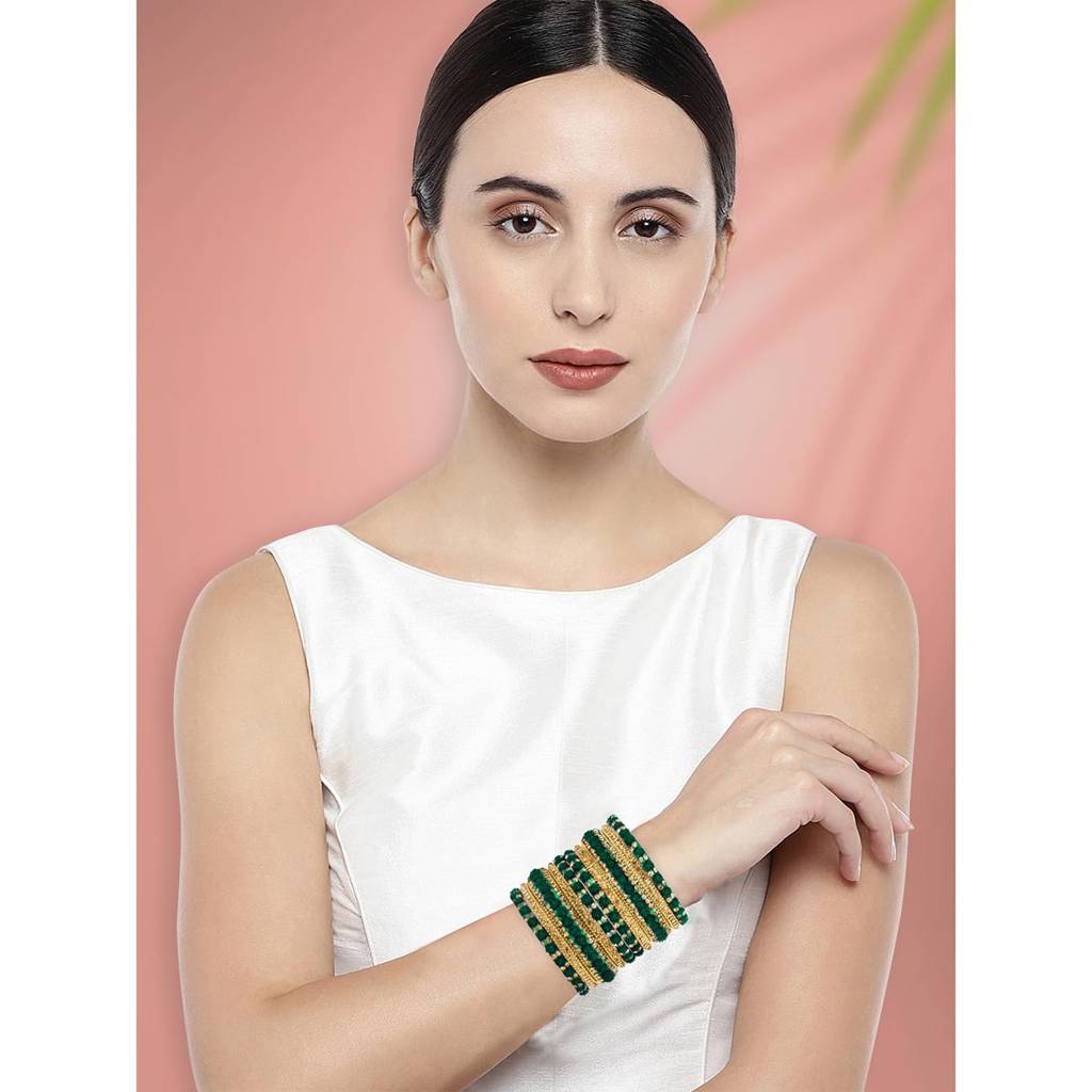 Ethnic Bangles Chuda Set Traditional Jewellery For Women : PF51B35G