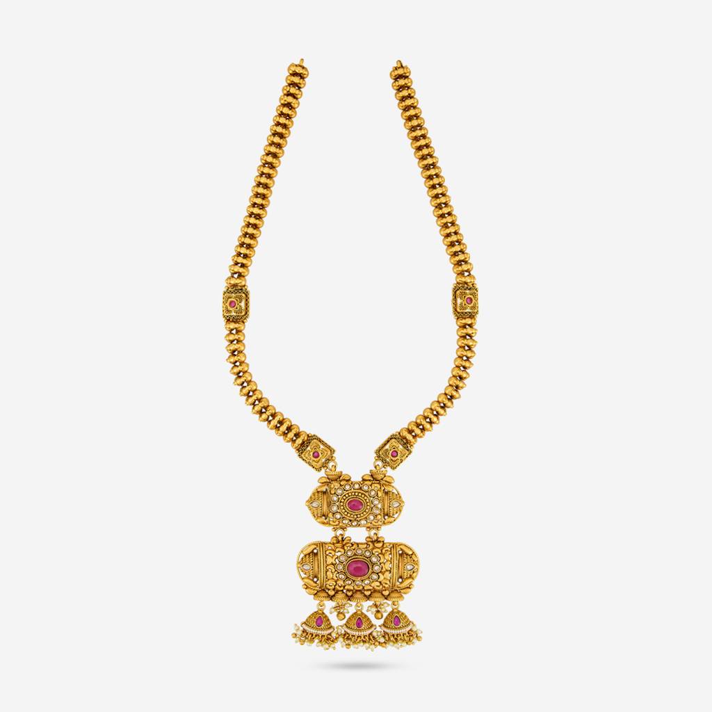 Ruby Gold - Plated Bridesmaid Antique Necklace - 463428 : 463428