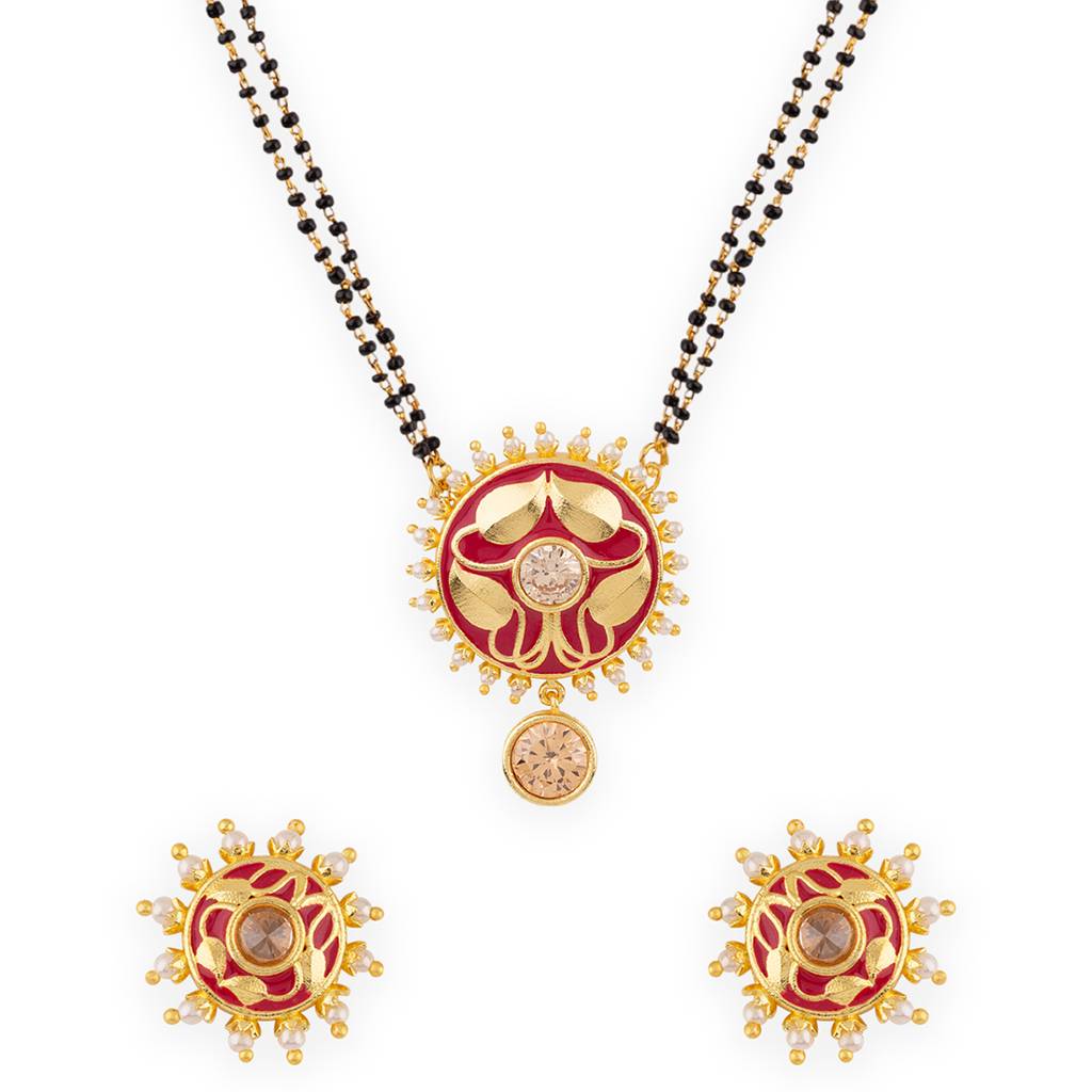 Apsara Double String Mangalsutra Set : 8905124133905