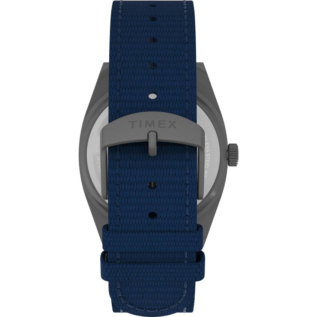 Timex Capstone Round 39Mm Blue Dial Analog Men Watch - Tw2Y18200Uj : TW2Y18200UJ