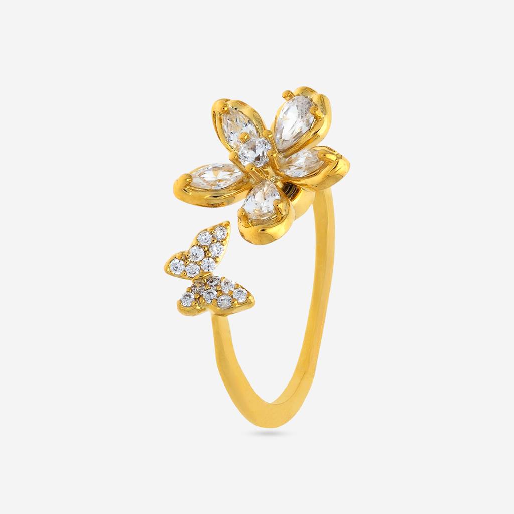 Plated Casual Wear Trendy Zircon Finger Ring - 464404 : 464404