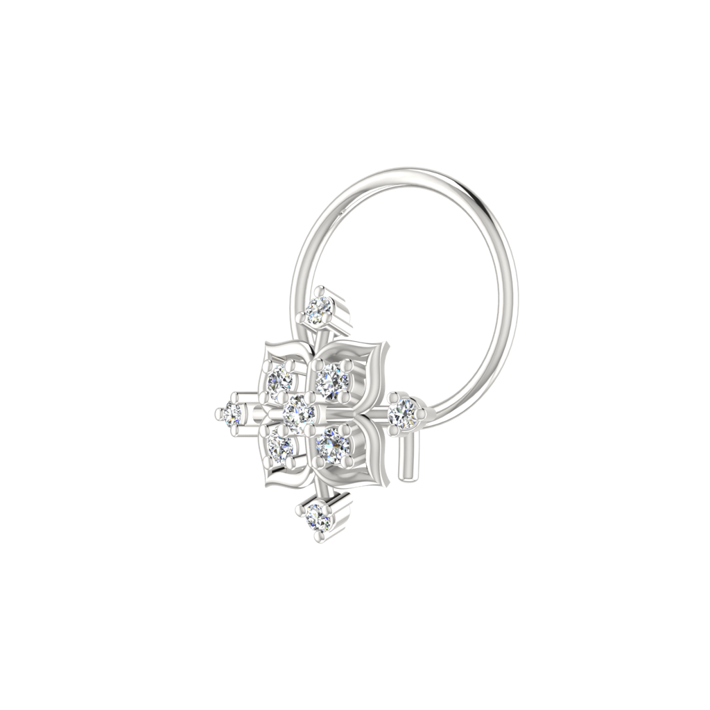 Avsar 9K Bis Hallmarked | Nosepin For Women/Girls |  Avno217 : AVNO217WC