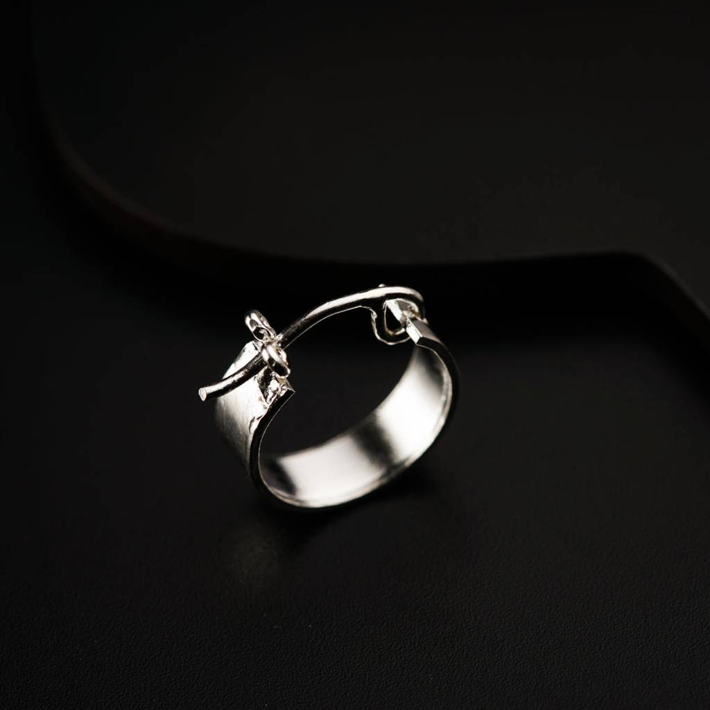 Unisex Plain Baali : silver_earring_plain_baali