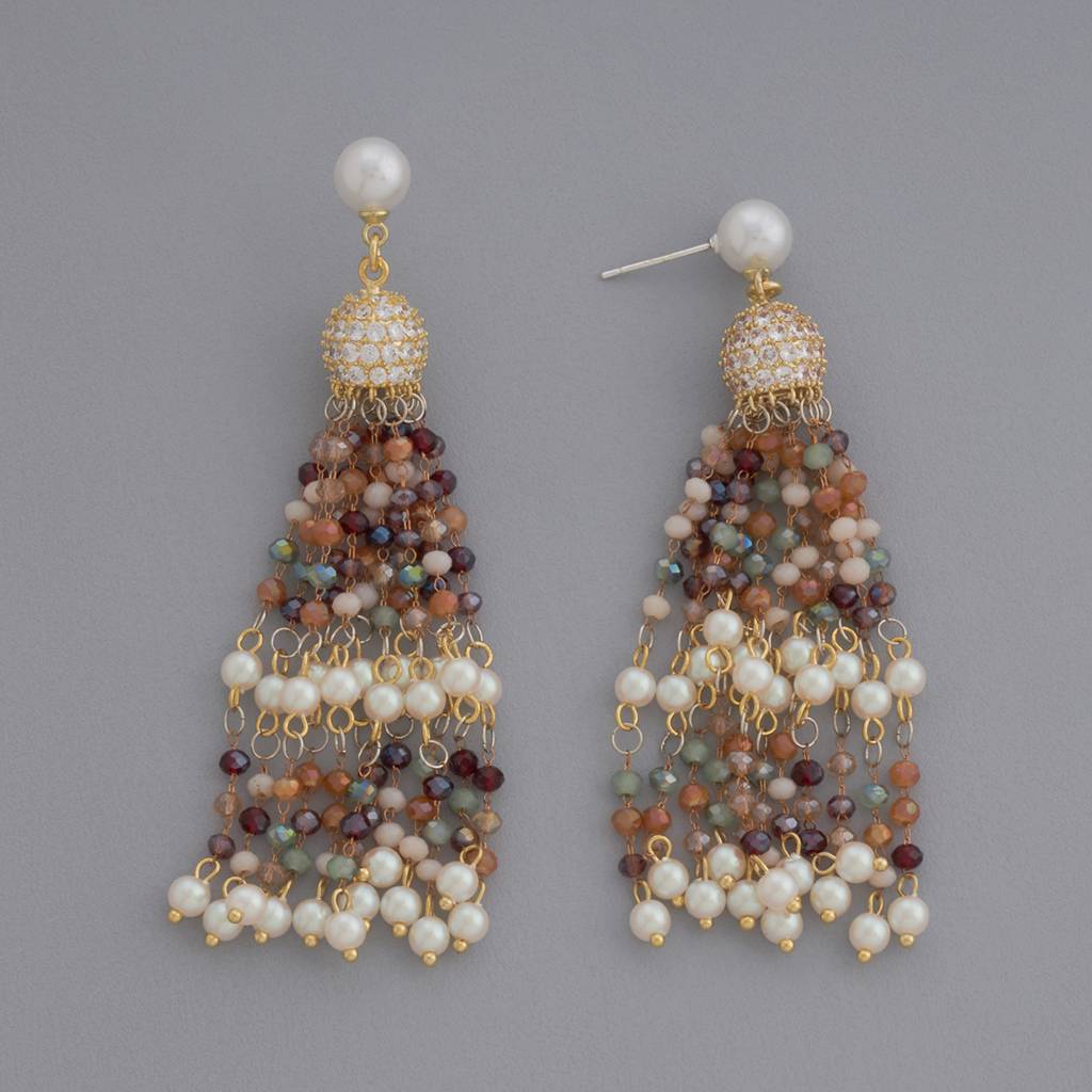 Multi Gold - Plated Casual Wear Trendy Earring - 468863 : 468863