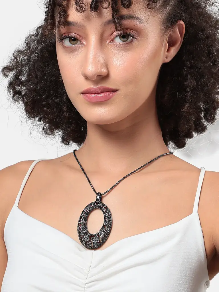 Shazia-Women'S Halo Serenade Pendant Necklace : SOHINC8736