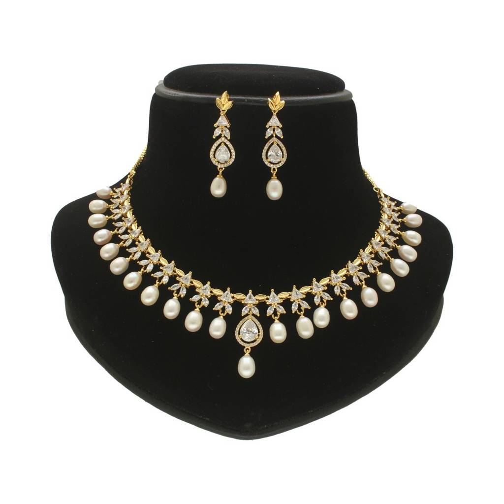 Naina Pearl Necklace Set : JPFEB-26-024