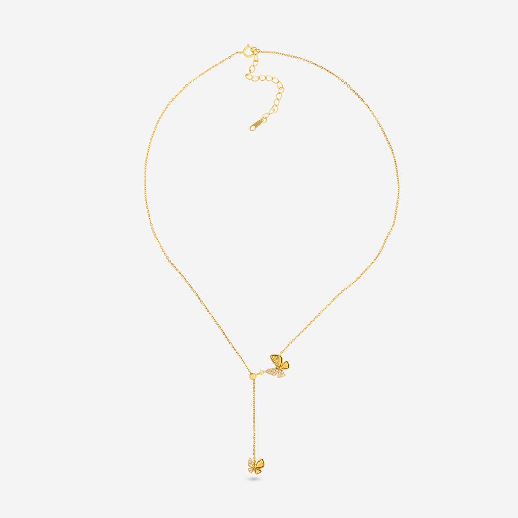 White Gold Plated - Office Wear Silver Necklace - 466614 : 466614