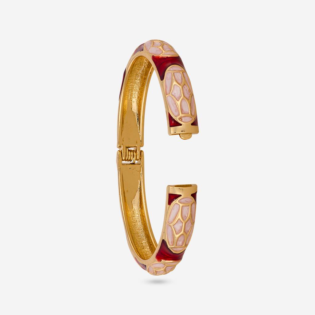 Gold - Plated Casual Wear Trendy Kada - 464699 : 464701