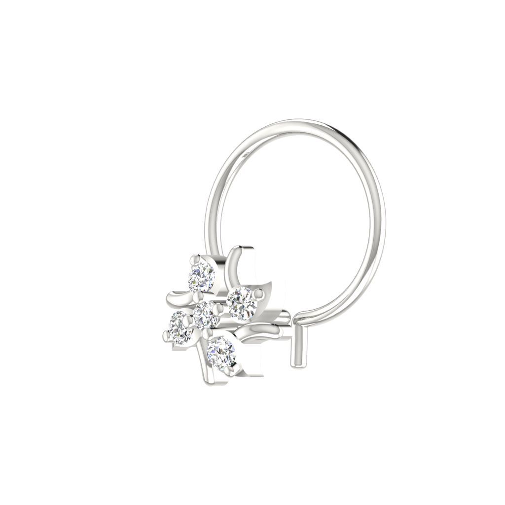 Avsar 9K Bis Hallmarked | Nosepin For Women/Girls |  Avno332 : AVNO332WC