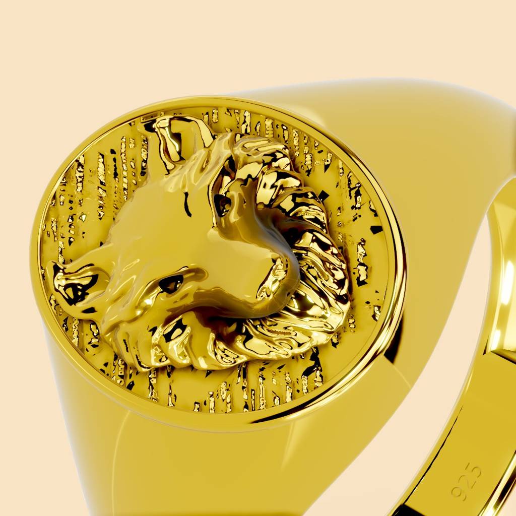 22K Gold Vermeil |Pride Ring| Pure 925 Sterling Silver With The Thickest Gold Layer : TSRI-PRI-18-22K-70201