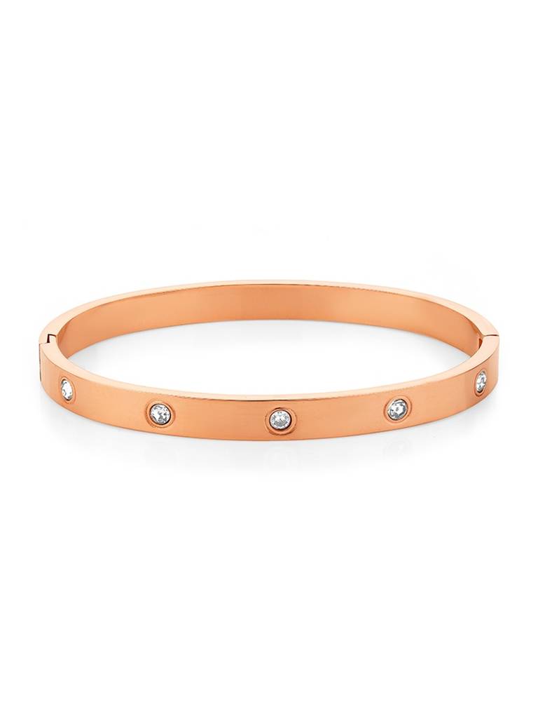 Crystal Orbit Bangle Stainless Steel Waterproof & Anti-Tarnish : B52SJSS0R