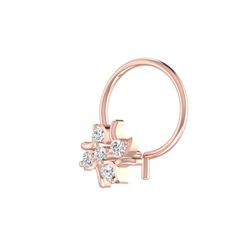 Avsar 9K Bis Hallmarked | Nosepin For Women/Girls |  Avno332 : AVNO332PC