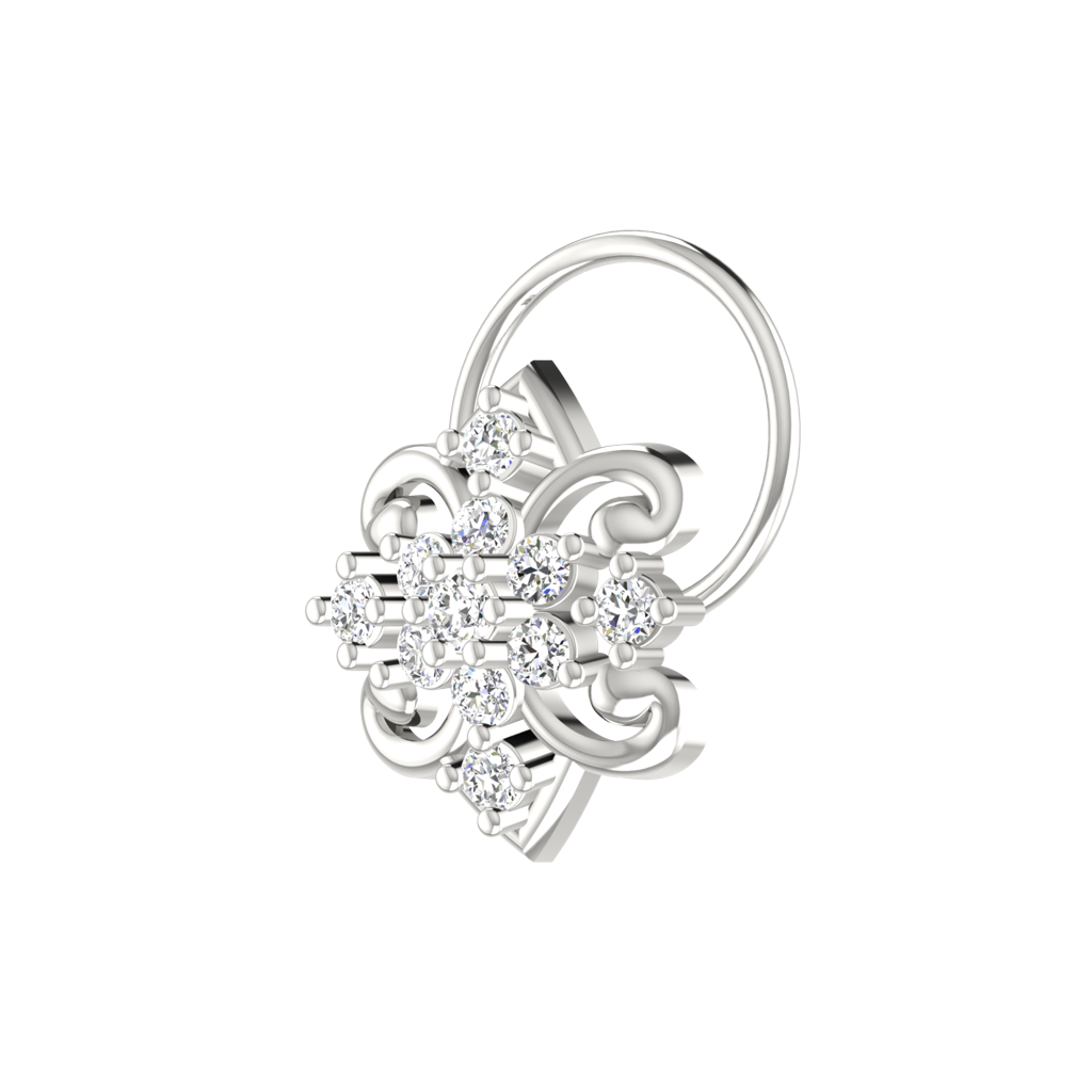 Avsar 9K Bis Hallmarked | Nosepin For Women/Girls |  Avno098 : AVNO098WC