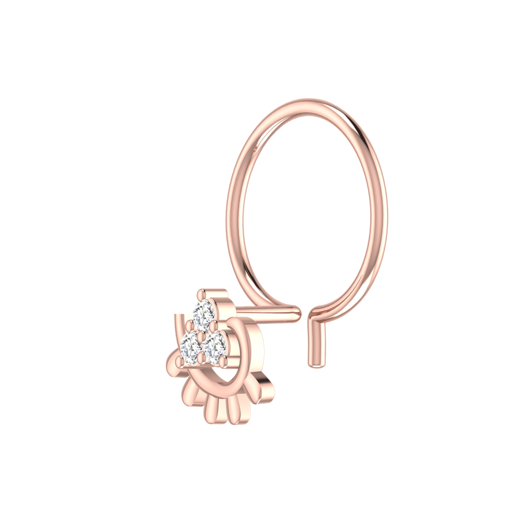 Avsar 9K Bis Hallmarked | Nosepin For Women/Girls |  Avno057 : AVNO057PC
