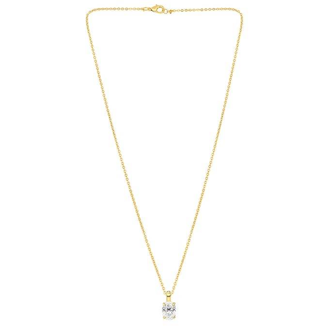 White Gold Plated Fancy Pendant Chain For Women Crystal Studded Casual & Daily Wear Jewellery Gift For Her : PX9P105GW