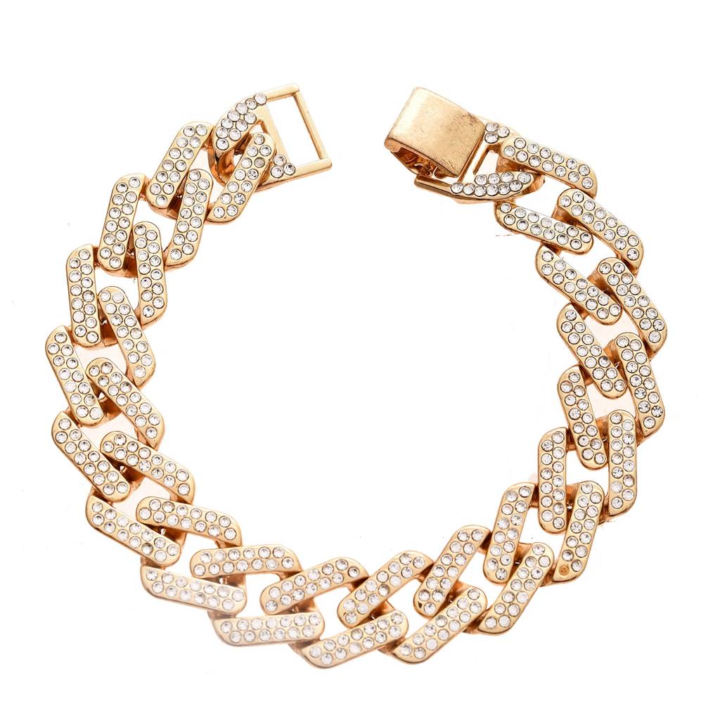 Eclipse Alpha American Diamond Men'S Bracelet : 8905124542813