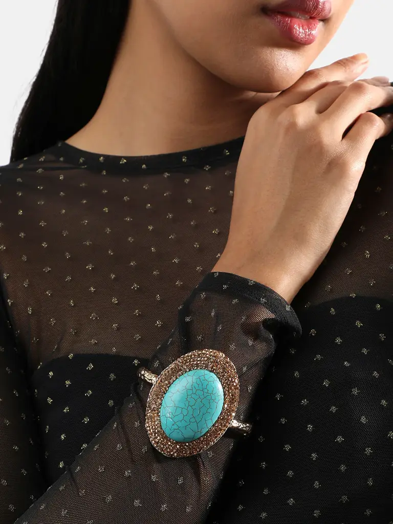 Deepsikha-Women'S Santorini Crest Statement Bracelet : SOHIBR8617