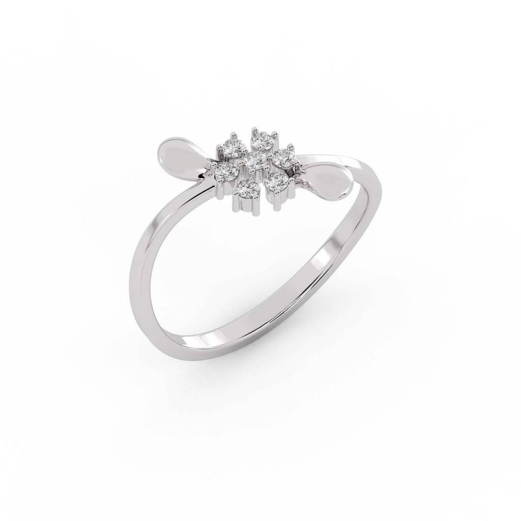 9K Bis Hallmarked Ring For Women/Girls | Avr1077 : AVR1077WC_8