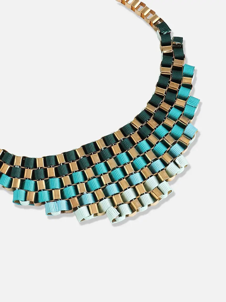 Yareli-Gold Plated Designer Stone Party Necklace For Women : SOHNCK3081