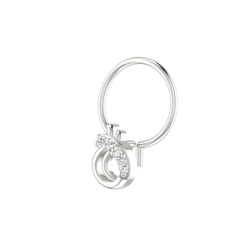 Avsar 9K Bis Hallmarked | Nosepin For Women/Girls |  Avno321 : AVNO321WC