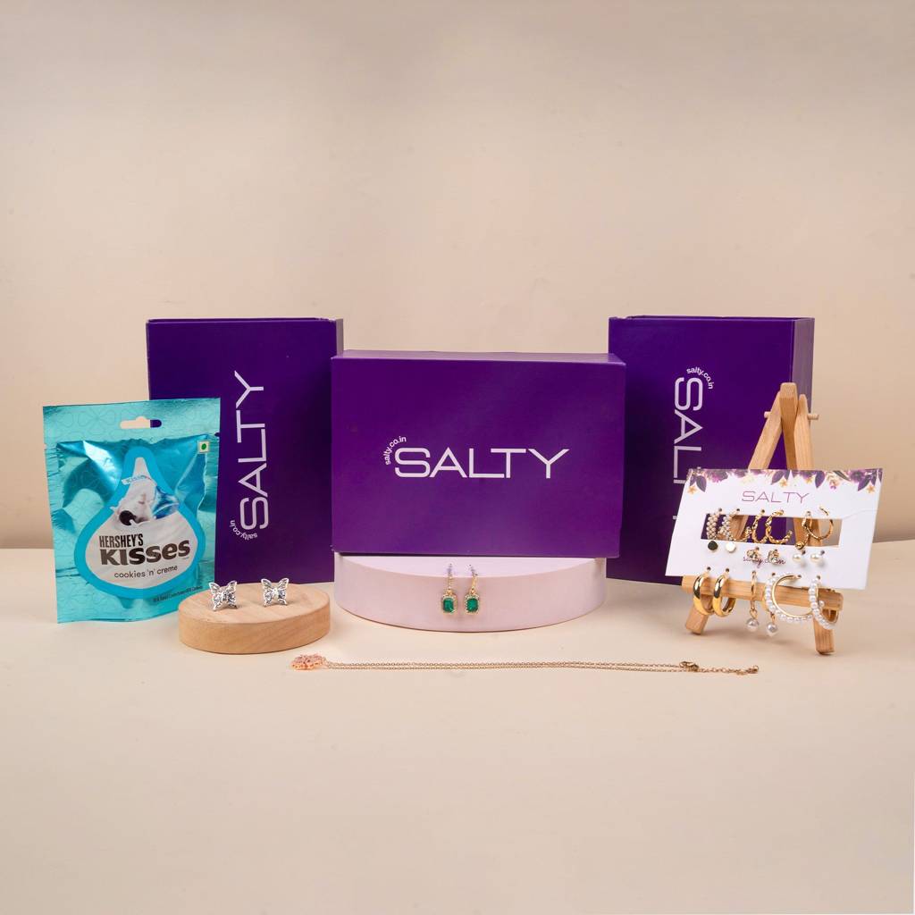 Luxury Jewellery Set Gift Hamper For Her With Personalised Card Extraordinary (+ Engagement Ring) : GIFTBOX3-6