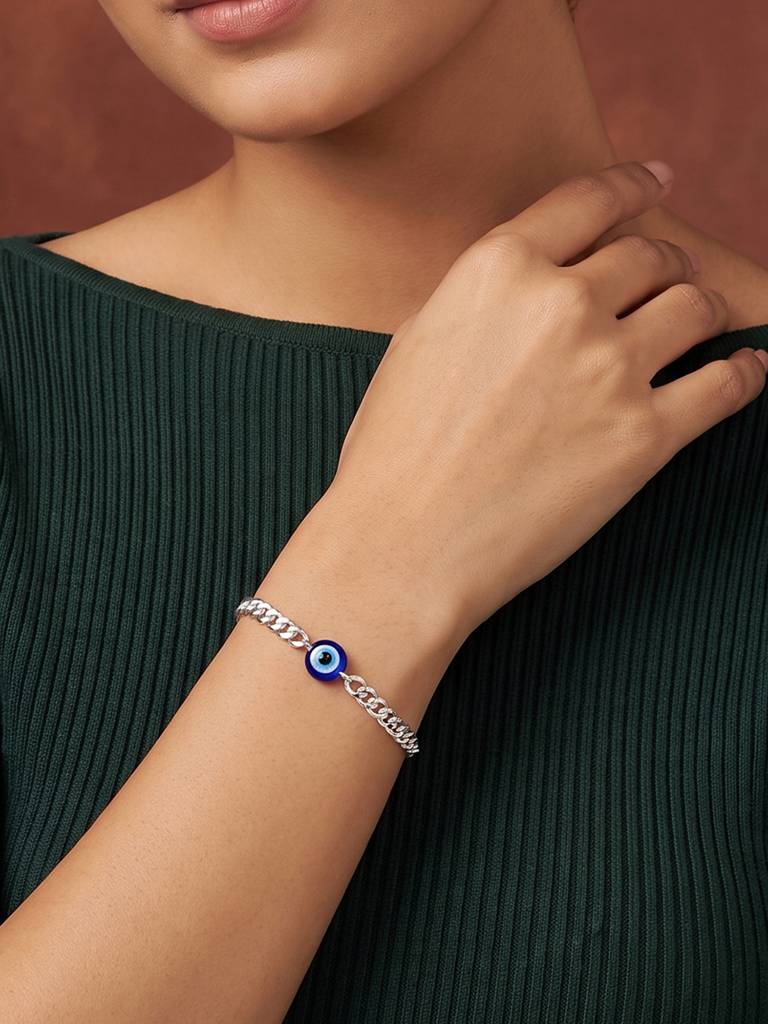 Evil Eye Curb Bracelet : CYGB261