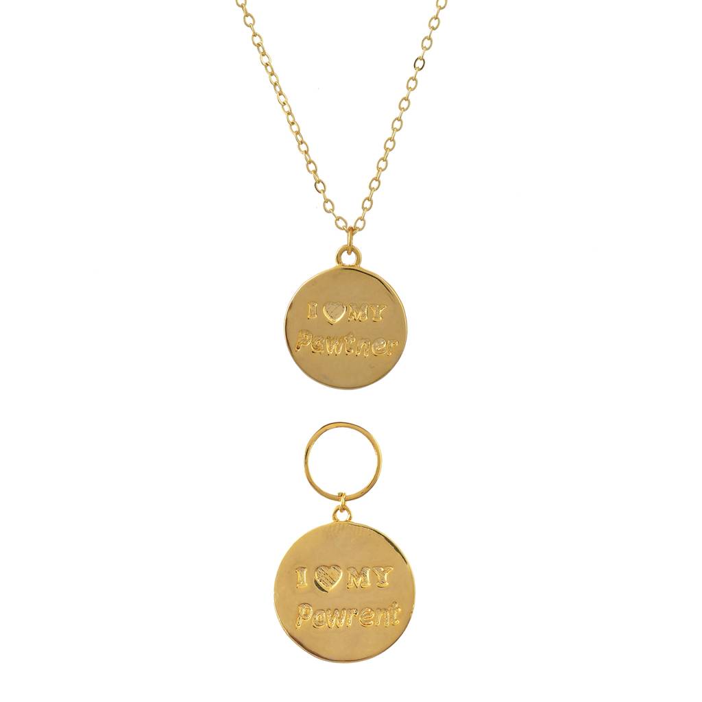 Valentine'S Day Pawsitively In Love Pendant And Pet Collar Charm Set : 8905124553895